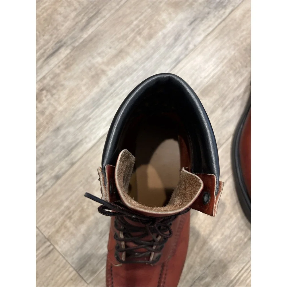 Vintage USA Red Wing 404 Moc Toe Super Sole Leather Work Boot Mens Size 11E
